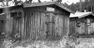 Small log cabins