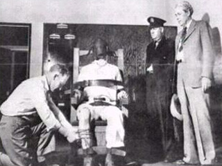 Man in Electric Chair