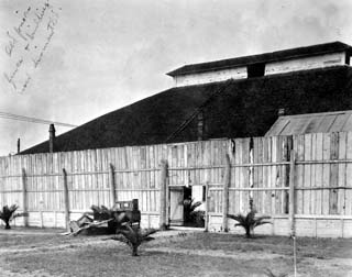 Wooden Fence Surrounding the Institution