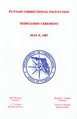 Putnam CI Dedication Ceremony Program