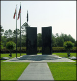 Photo of memorial monument.