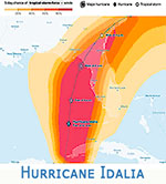 Path of Hurricane Idalia